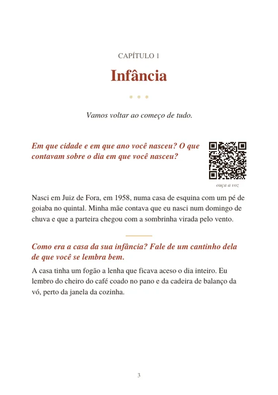 Página do livro com um QR code ao lado da pergunta
